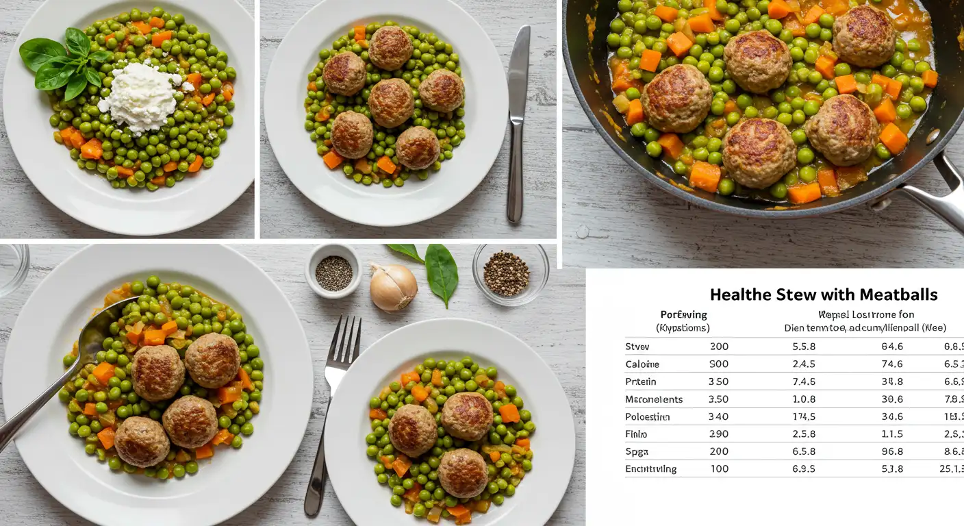 Sağlıklı Köfteli Bezelye Yemeği: Besleyici ve Doyurucu Bir Tarif