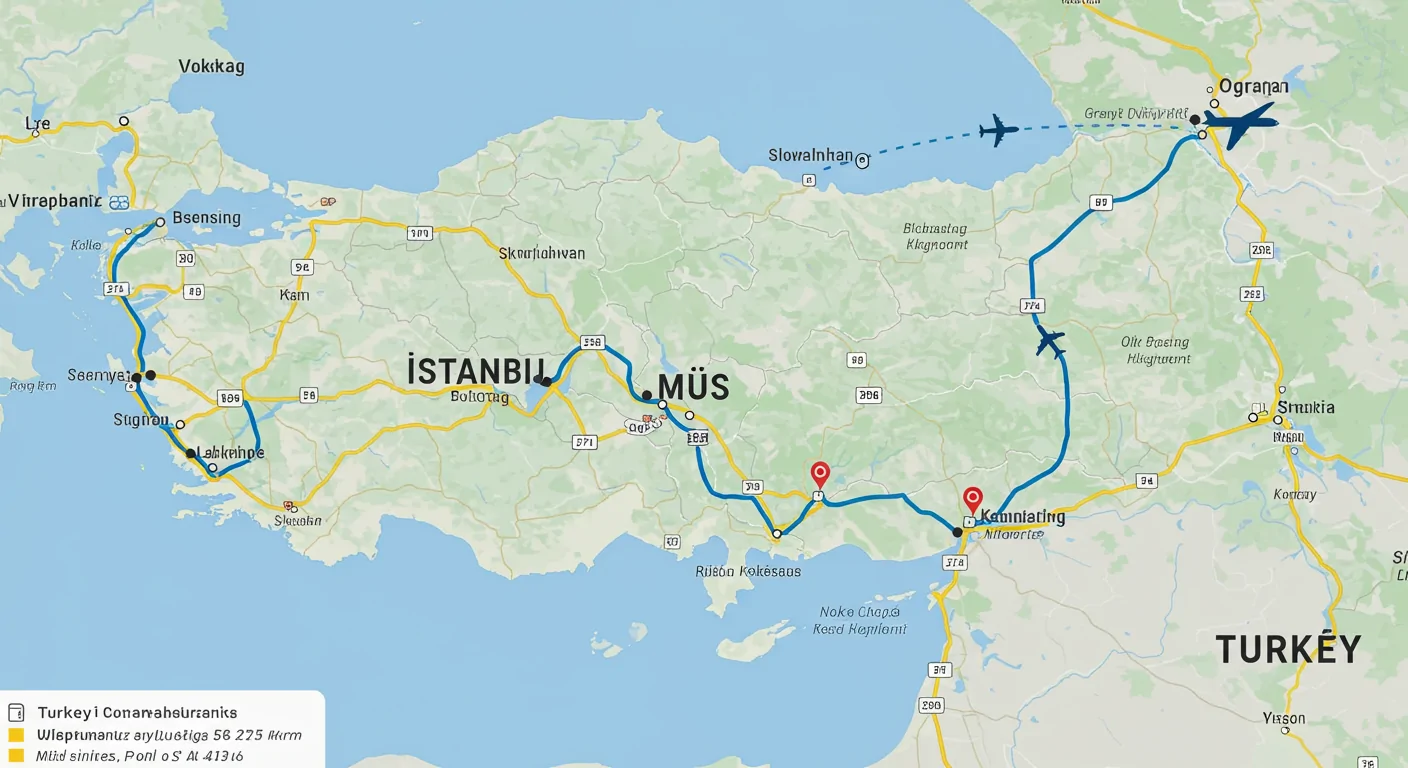 İstanbul Muş Arası Yolculuk Rehberi: Tüm Detaylar