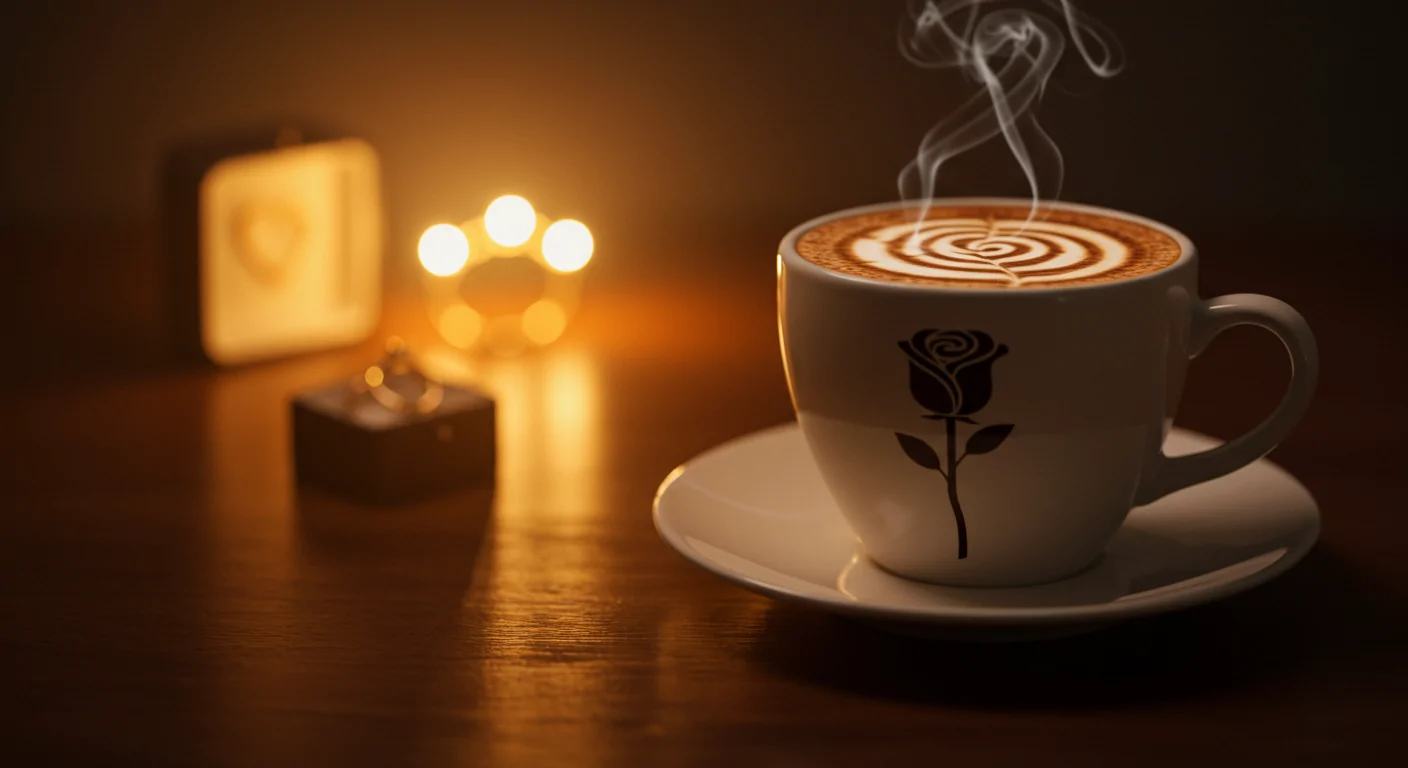 Kahve Falında Gül Görmek: Aşkın ve Umudun Derin Sembolü