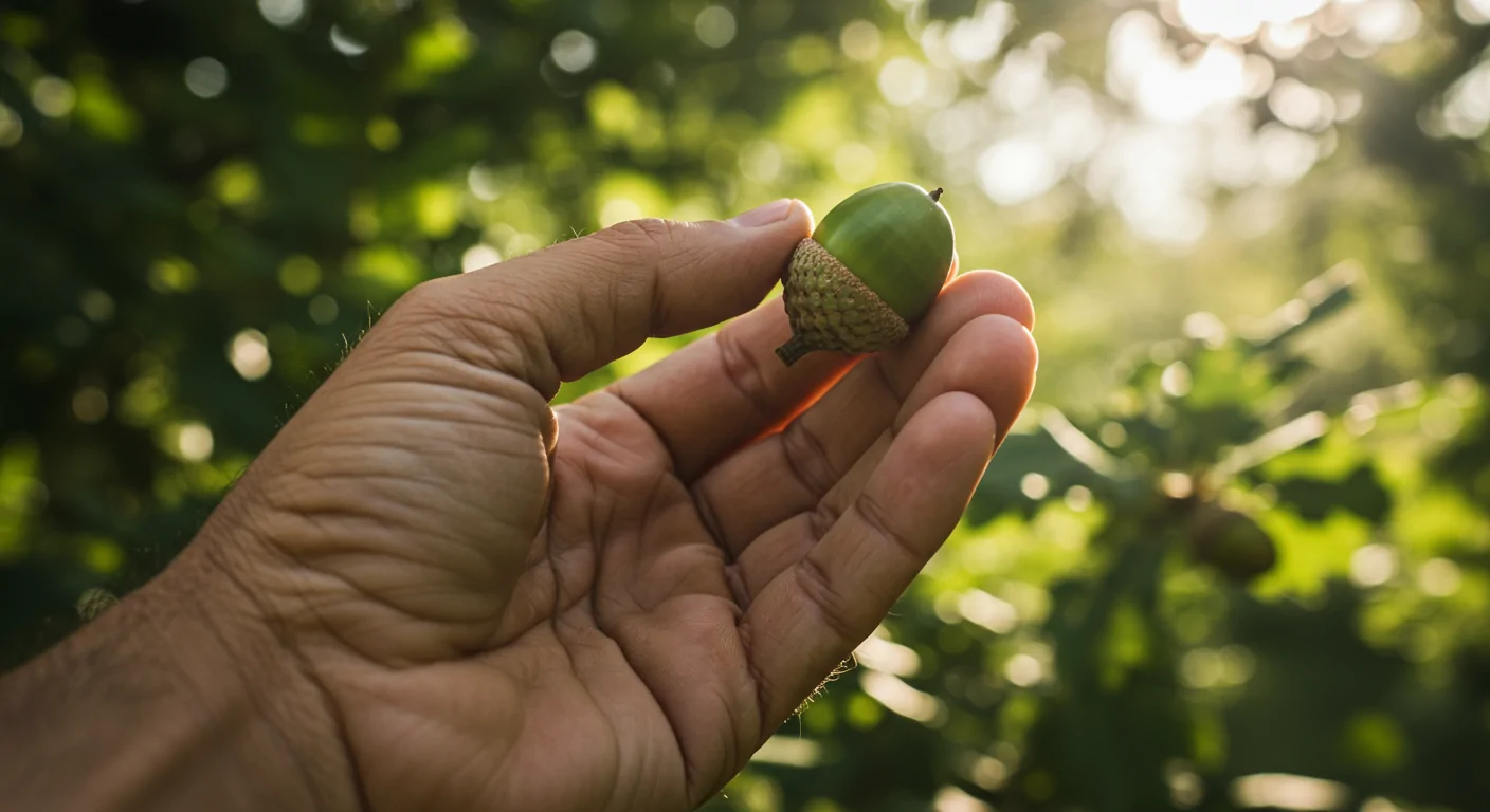 Kahve Falında Meşe Palamudu: Bereket ve Başarı Simgesi