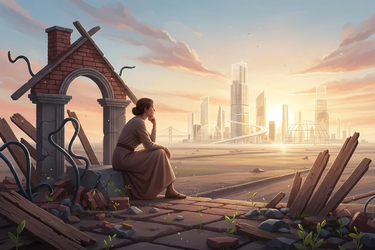 Rüyada Evinin Yıkıldığını Görmek: Derin Anlamlar ve Dönüşümler