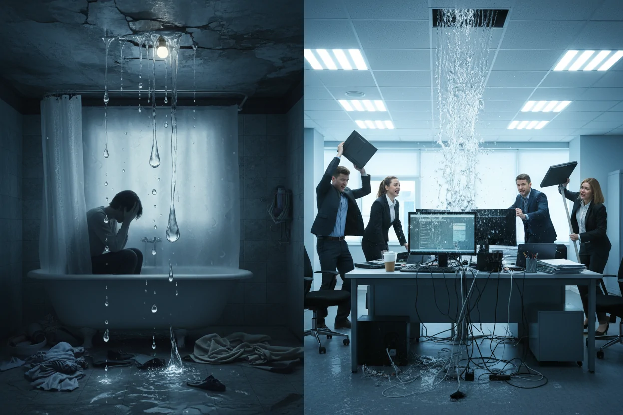 Rüyada Tavandan Su Akması: Bilinçaltının Sürpriz Mesajları